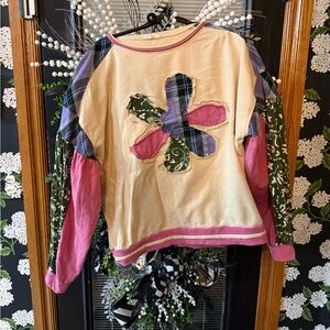Easel Multicolor Patchwork Top